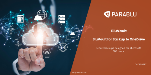 BluVault for Backup to OneDrive