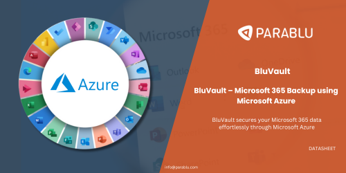 BluVault – Microsoft 365 Backup using Microsoft Azure