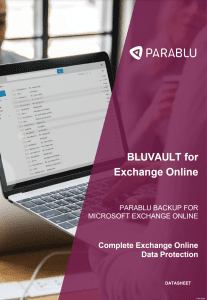 BLUVAULT for Exchange Online
