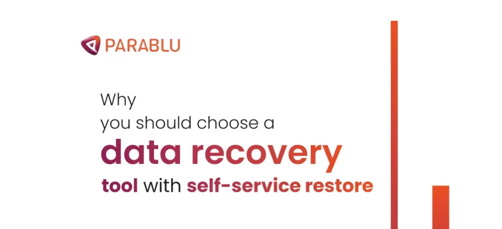 data recovery tool with self-service restore